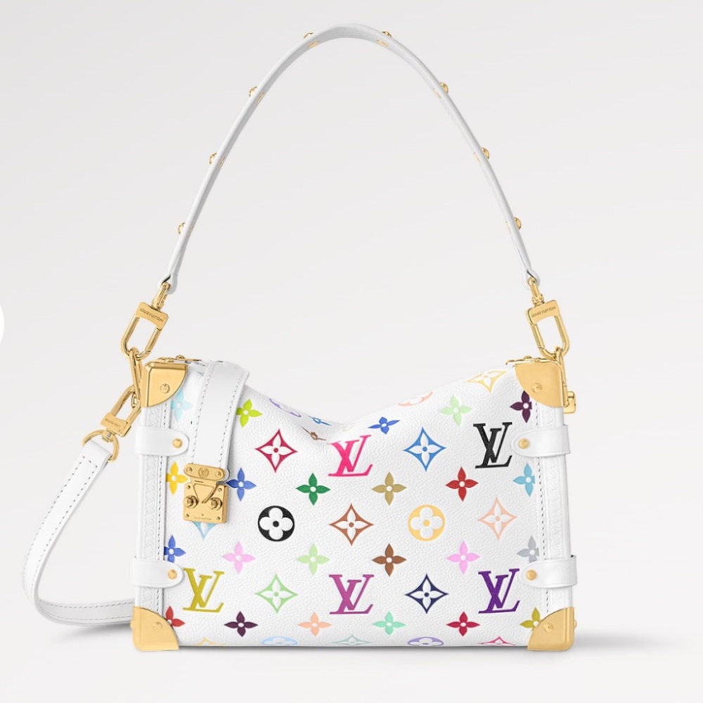 Louis Vuitton White Multicolor Shoulder Bag